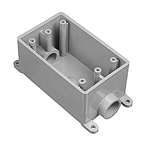 non metallic junction box|single gang non metallic box.